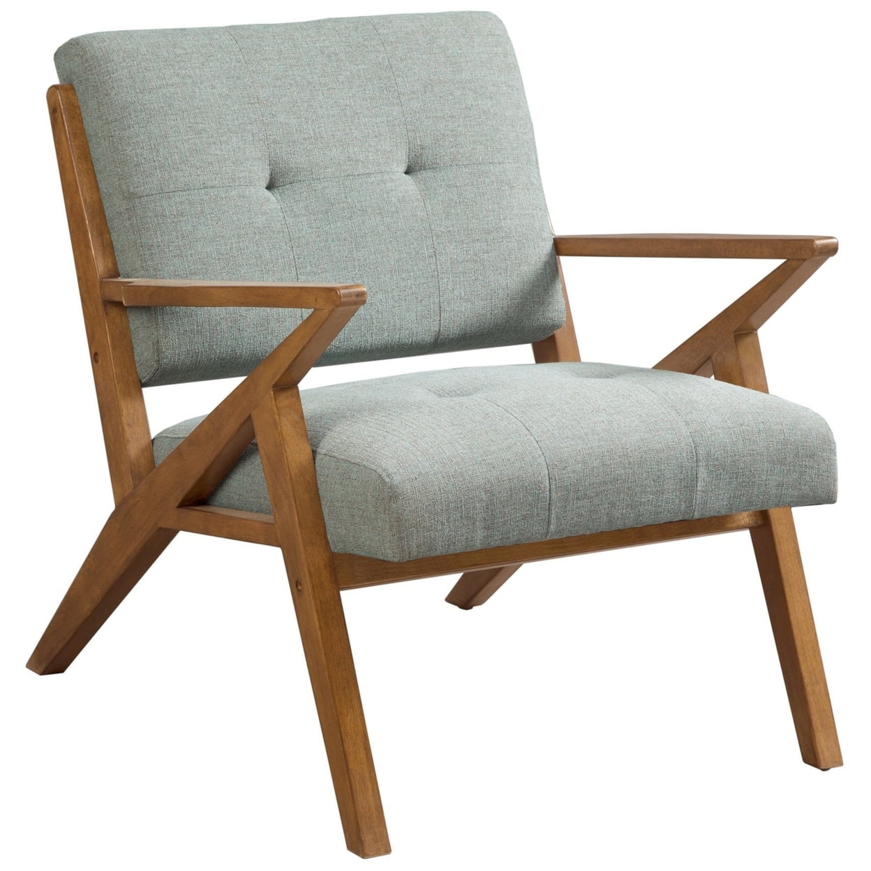 Ink+Ivy Rocket - Mid Century Modern Accent Lounge Arm Chair - Seafoam