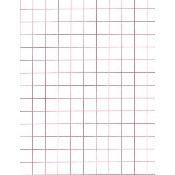 Ink Jet Printer Heat Transfer Papers - Red Grid - 8.5" x 11" 100 Sheets$$Office