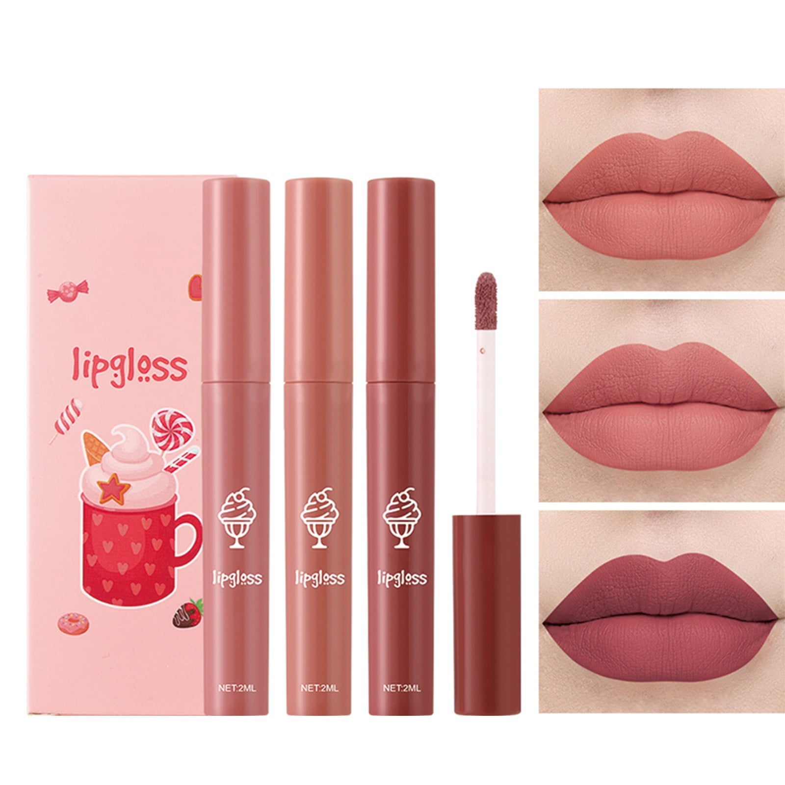 Ink Lip Tint Lip Plumper Lip Korean Lipstick Hard Candy Glitter