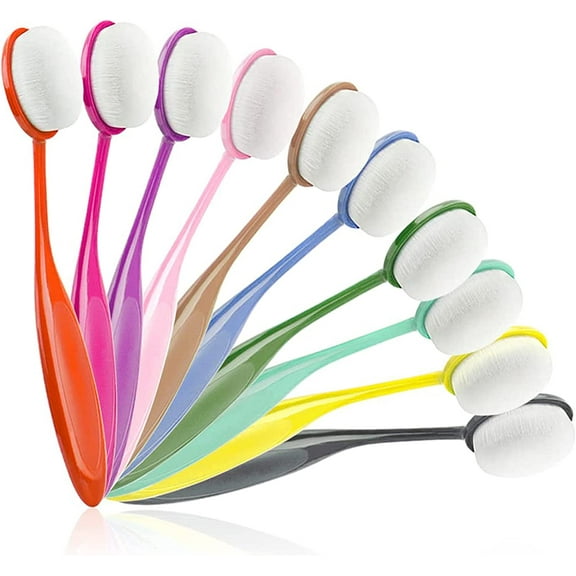 Ink Mixing Brush For Card Making 10 Pieces Of Card Making Supplies Color Coded Handle Template Brush Background Mixer Process Brush Paper Art Artist Tool Brush Head Diameter Of 2.2 Centimeters