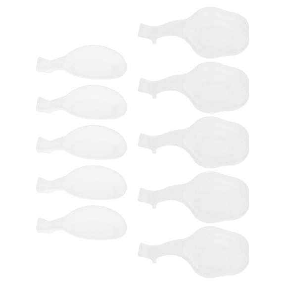 40Pcs Painting Calligraphy Ink Plate Office Plastic Inkwell White