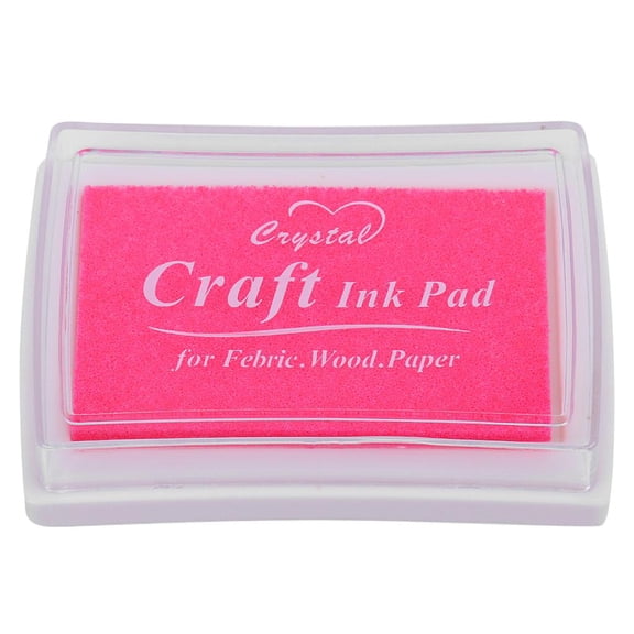Ink Pad Korea Stationery DIY Craft For Paper Fabric Wood Pink