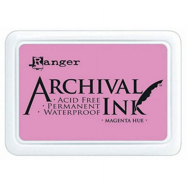 Ranger Archival Inkpad - Tampone Inchiostro Aquamarine - Permanente, Senza Acidi, Per Scrapbooking E Arti Creative - 3