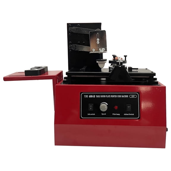 Ink Pad Printing Machine Ink Coding Machine Table Round Plate Printed Code Machine
