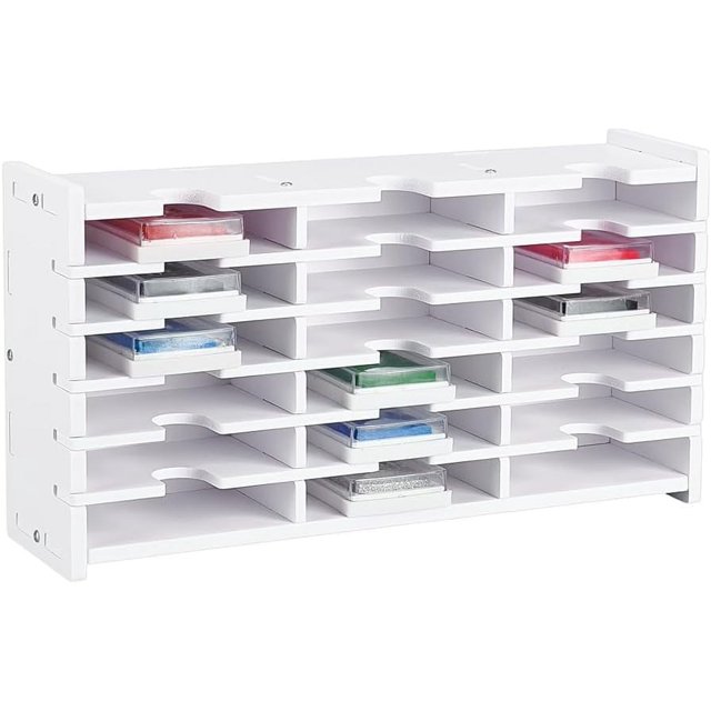 Ink Pad Storage Rack 18 Grids Inkpad Storage Box Stamp Pad Storage ...