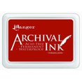 thumbnail image 1 of Ink Pad Vermillion Archival Dye Permanent Waterproof Ranger, 1 of 2