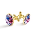 thumbnail image 1 of Ink Plant Elegant Cufflinks Set for Formal Attire Made of Stainless Steel for Business Meetings, 1 of 6