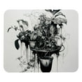 thumbnail image 1 of Ink Plant Printed Square Mouse Pad, 8.3x9.8 Inch Non-Slip Rubber Bottom Gaming Mouse Pad for Office Use, 1 of 6