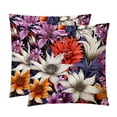 thumbnail image 1 of Ink Plants Chair Pillow Covers Set with Unique Patterns for Bed and Throw Pillows - Sizes 16x16, 18x18, 20x20 Inches for Various Occasions - Set of 2 Items, 1 of 6