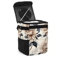 thumbnail image 1 of Ink Plants Leak-Proof Foldable Car Garbage Can with Lid and Hanging Storage Bag - Mini Trash Can for Car Trash Can, 1 of 6