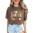 thumbnail image 1 of Ink Printed Image NOT a Fabric Patch - Garden Social Club Shirt for Women Espresso Shirt Adult Small, 1 of 7