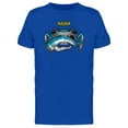 thumbnail image 1 of Ink Style Blue Crab King T-Shirt Men -Image by Shutterstock, Male x-Large, 1 of 2