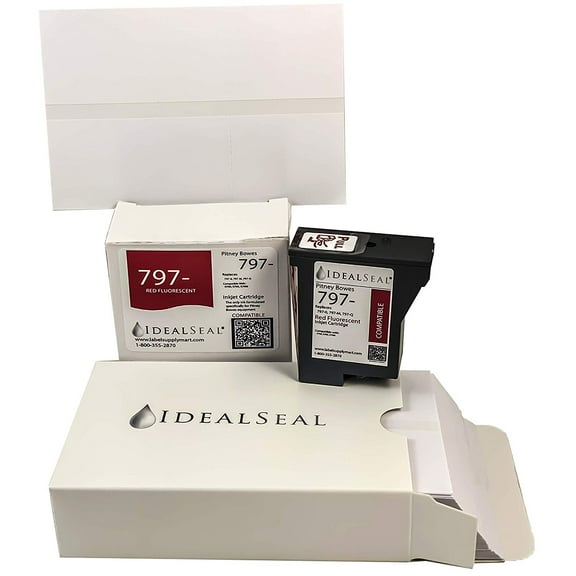 Ink+Tapes k7m0 Cartridge Compatible Pitney Bowes: Mailstation 2 Ink Pitney Bowes 797 Pitney Bowes k7m0 Ink Cartridge k700 Ink Cartridge+300 Tapes Compares to Pitney Bowes 612-0, 612-7, 612-9 & 620-9