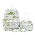 thumbnail image 1 of Ink Wash Pattern Schoolbag for Female College Students Travel Backpack Lightweight Double Shoulder, 1 of 8