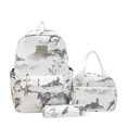 thumbnail image 1 of Ink Wash Pattern Schoolbag for Female College Students Travel Backpack Lightweight Double Shoulder, 1 of 8