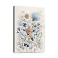 thumbnail image 1 of Ink Wash Watercolor Floral Botanical Wall Pictures,Inspiration Prints for Wall Decor with Frame,Wall Art Paints for Living Room Decor Bathroom Decor,12x16inch, 1 of 4