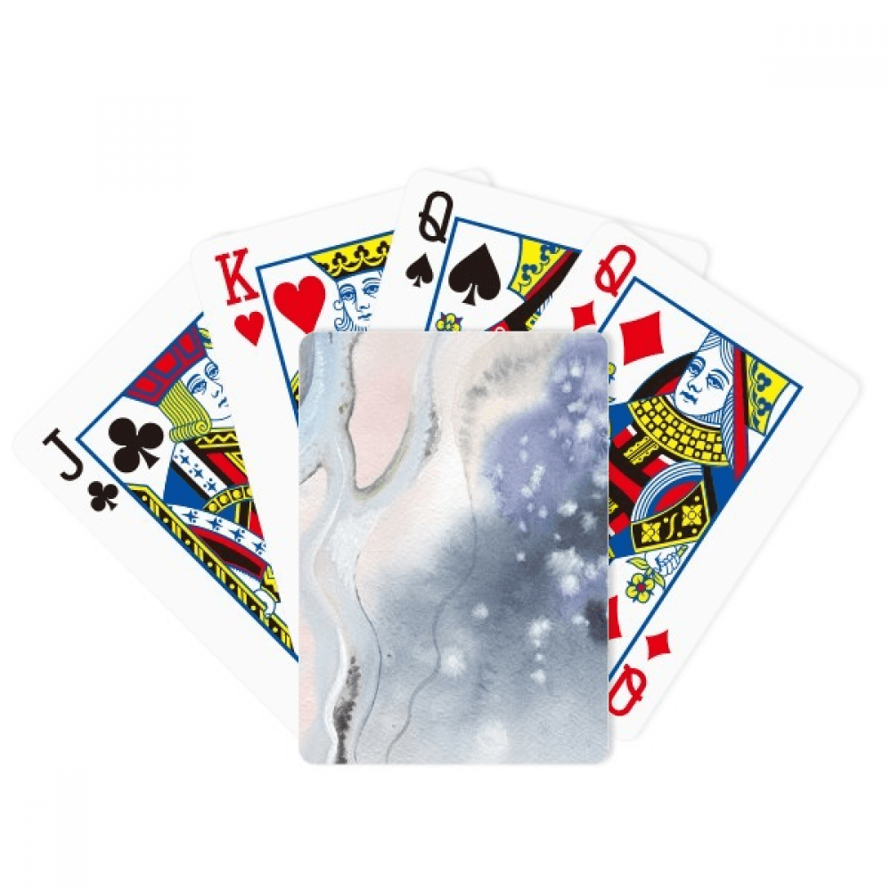 Ink Watercolor Shading Poker Playing Magic Card Fun Board Game