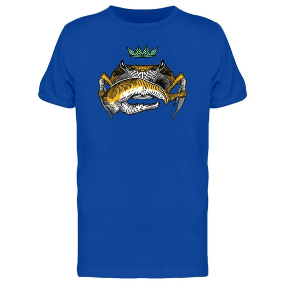 Ink Yellow Crab King T-Shirt Men -Image by Shutterstock, Male 3X-Large