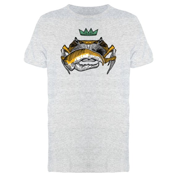 Ink Yellow Crab King T-Shirt Men -Image by Shutterstock, Male Large