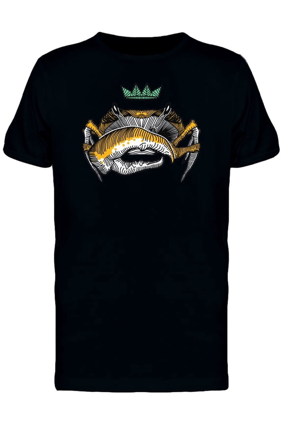 Ink Yellow Crab King T-Shirt Men -Image by Shutterstock, Male Medium