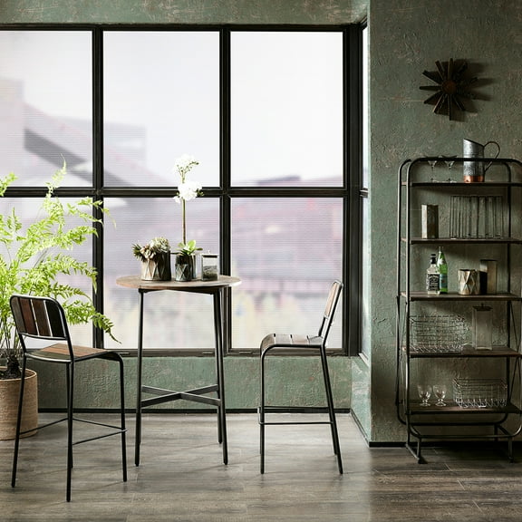 Ink+ivy Multi Pine Wood Sewing Table, Metal Leg Stand, 42"h Bar Frame,