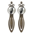 thumbnail image 1 of Ink plants Vintage Copper Crown-Shaped Bookmarks: Stainless Steel Reading Accessories - Gift Set for Book Lovers, 1 of 5