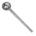 thumbnail image 1 of Ink plants Vintage Silver Lace-Edged Bookmark: a Gift for Readers and Book Lovers, 1 of 5