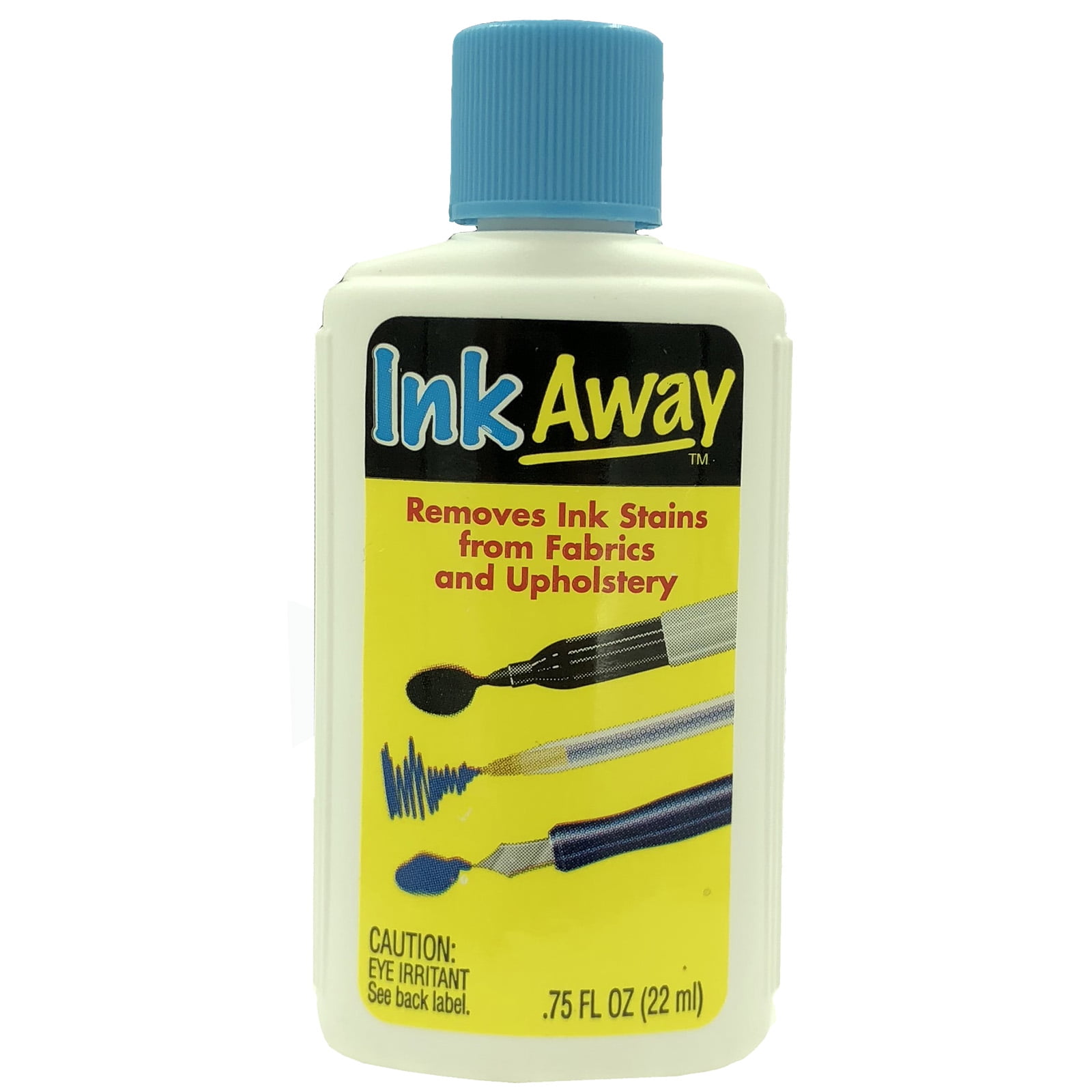 InkAway Removes Ink Stains from Fabric and Upholstery ( 2 Pack) Yellow 0.75  fl. oz 