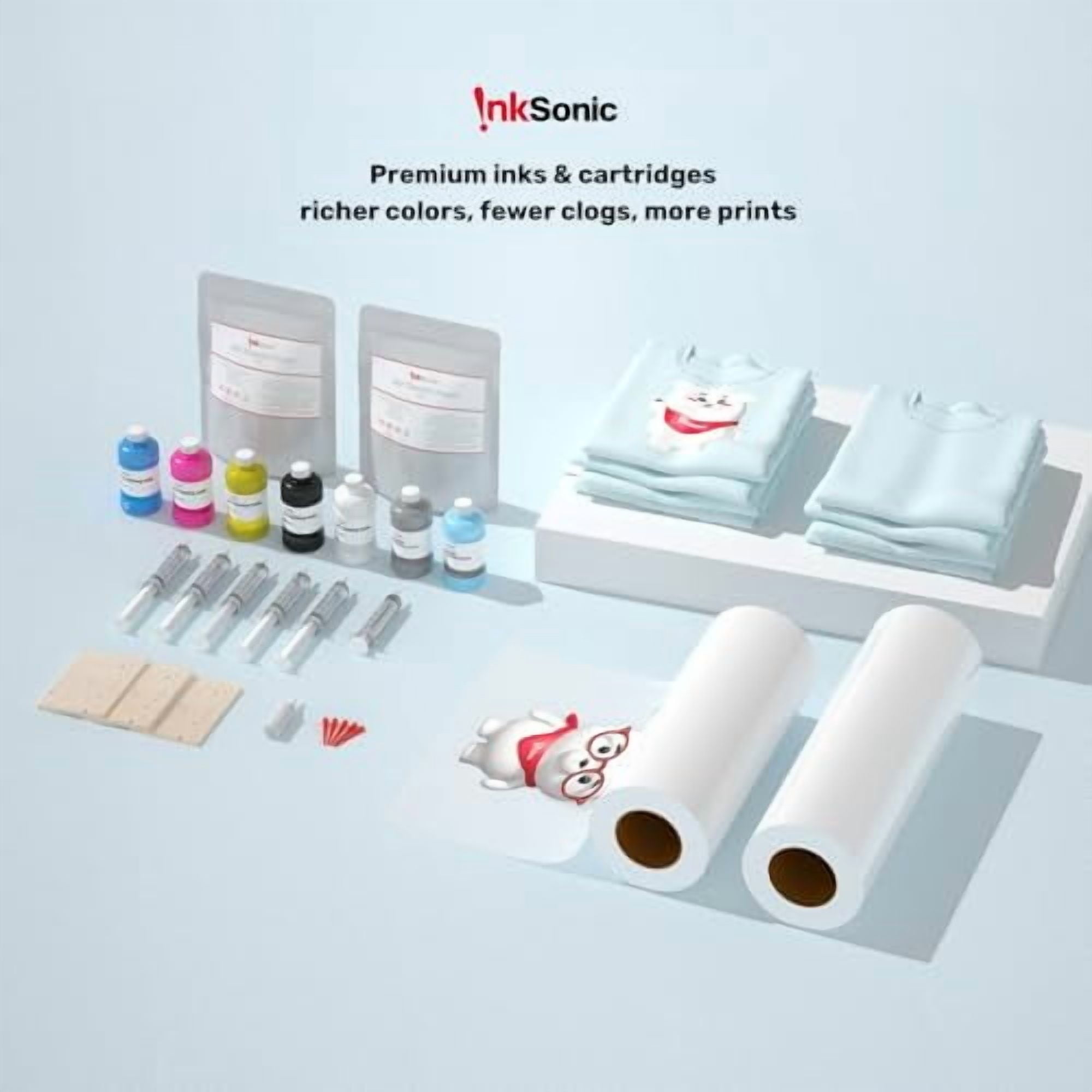 GEVANCY DTF PET Film Roll – 8.27in X 328ft (A4 Size), Matte Double-Sided Coated Transfer Film For T-Shirt Printing