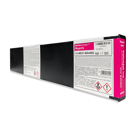 InkWave Compatible Replacement Ink Cartridge for Mutoh VJ-MS31 220 mL - 1000 mL - Magenta