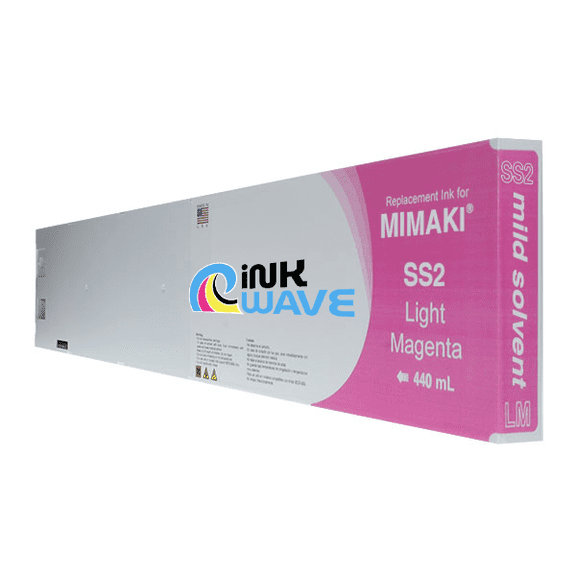InkWave Compatible Replacement Ink Cartridges for Mimaki SS2, 220 mL – 440 mL - Light Magenta