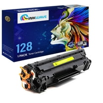 InkWave Compatible Toner Cartridge Replacement for Canon 128 / 3500B001AA (Black,1 Pack)