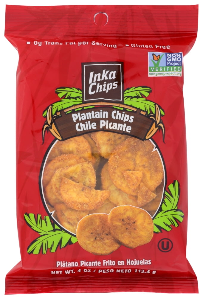 Inka Crops Plantain Chips, Chile Picante, 4 Oz.