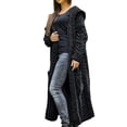 thumbnail image 1 of Inkach Fashion Ladies Sweaters Long Sleeve Solid Ladies Pockets Coats Women Blouse, 1 of 2