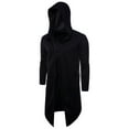 thumbnail image 1 of Inkach Men Autumn Winter Casual Cardigan Sweatshirt Hooded Coat, 1 of 3