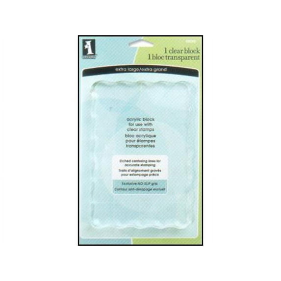 Inkadinkado Clear Stamp Block Extra Large
