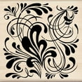 thumbnail image 1 of Inkadinkado Flourish Background Wood Stamp, 1 of 2