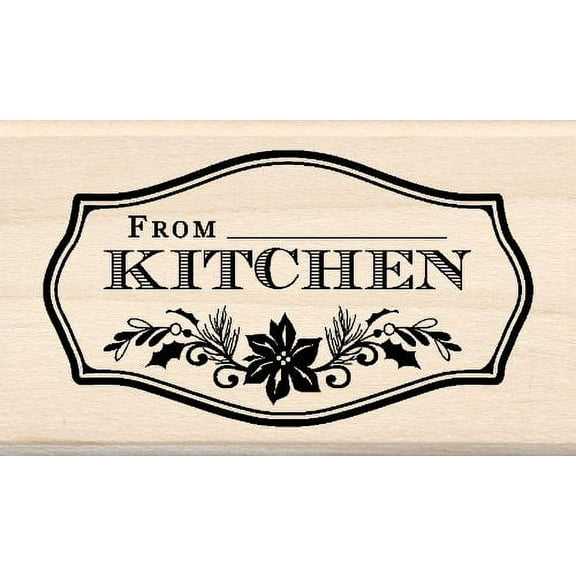 Inkadinkado From My Kitchen Wood Stamp