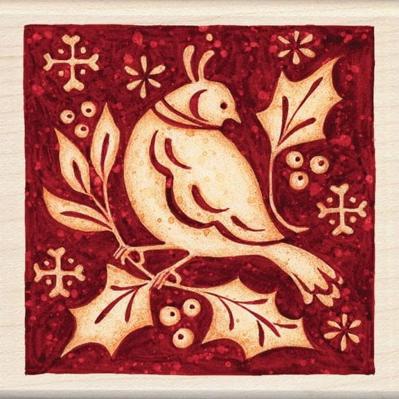 Inkadinkado Inkadinkado Wood Stamp, Partridge