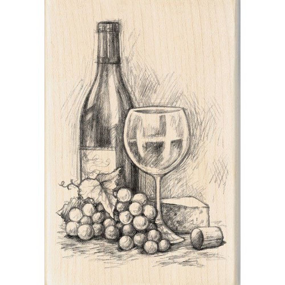 Inkadinkado Rubber Stamp – Dekorativer Holzstempel Mit Motiv (ca. 7,9 X 7,9 Cm)