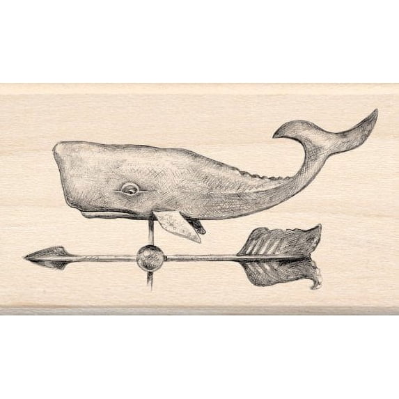 Inkadinkado Nautical Weathervane Wood Stamp