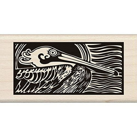 Inkadinkado Wood Stamp, Pelican