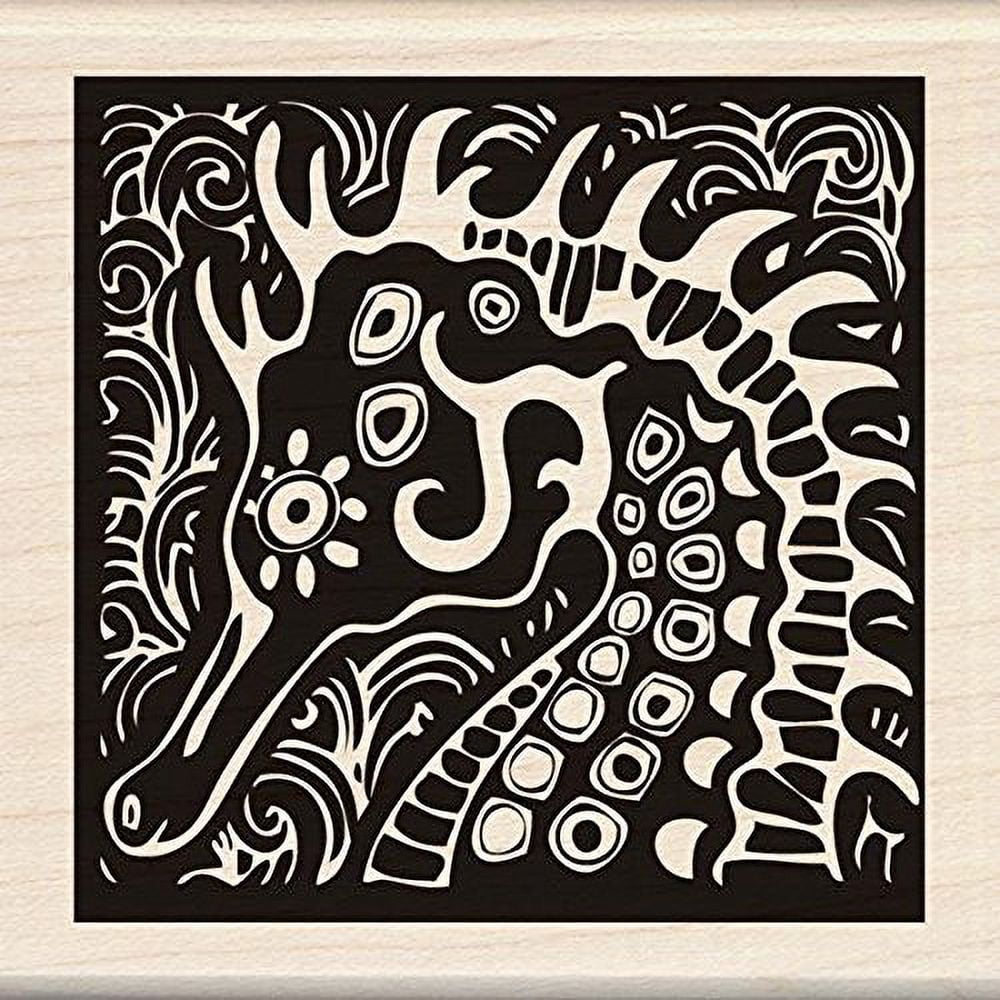 Inkadinkado Holzstempel 'Eicheln' – 1,5 X 1,5 Cm, Für Bastelprojekte & Karten