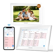 Inkbird 10.1 Inch Smart Digital Calendar Planner & Chore Chart, IPS HD Touchscreen Interactive Display for Family Schedules, Desk Stand Included - Share Photos/Videos