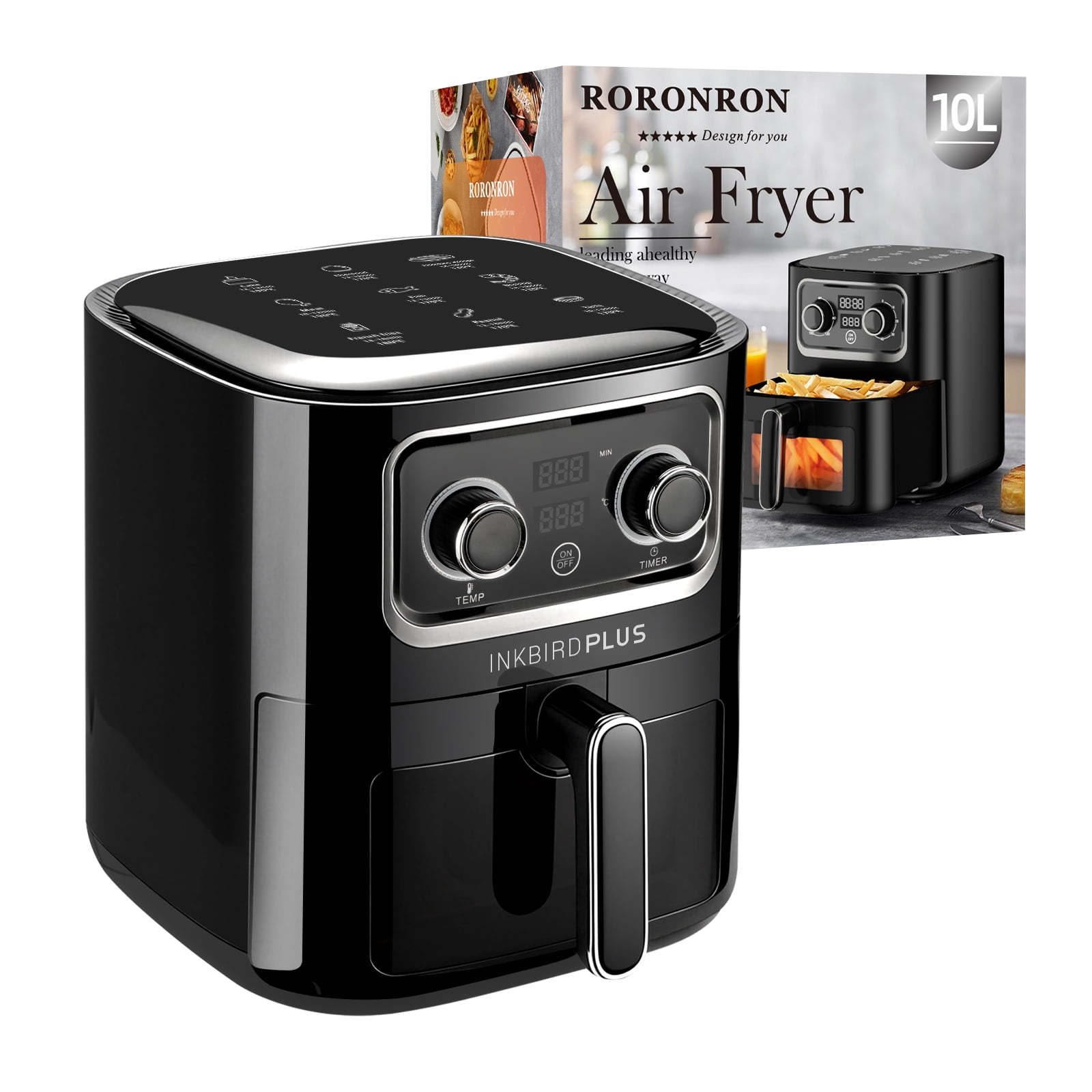 Inkbird 9QT Air Fryer - Mechanical Control, Automatic Power-Off