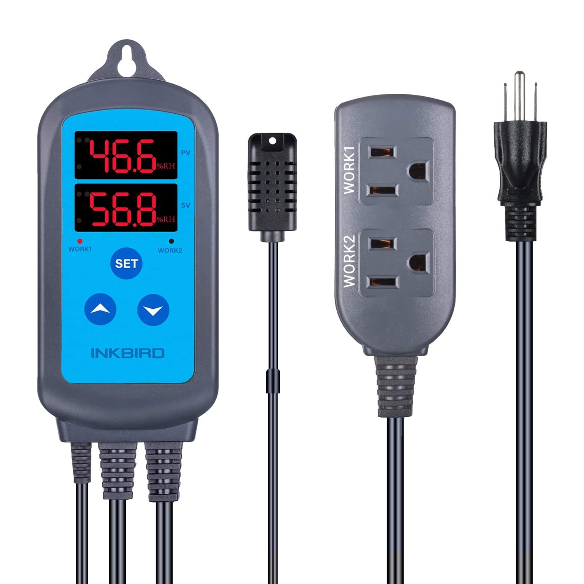  Digital Temperature Controller, Temperature Humidity Controller  High Accuracy Digital Smart Monitor MH0348 AC85‑250V, Humidifier  Accessories : Appliances