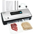 thumbnail image 1 of Inkbird Food Vacuum Sealer Sealing Machine,Built-in Cutter, 10-In-1 with Full Starter Kit,Moist/Dry/Pulse/Canister,Food Saver Storage Bag*5 and Bag Roll*1 Low Noise 65 dB, 1 of 13