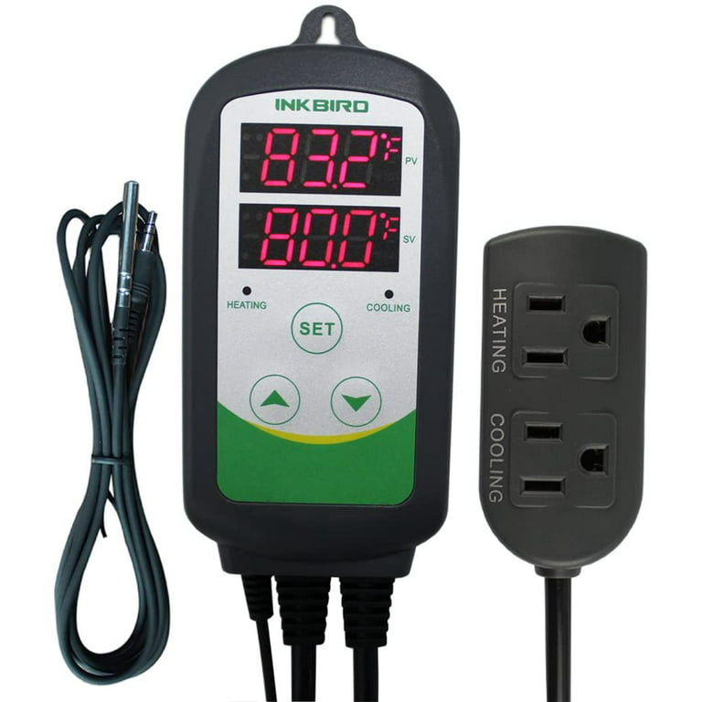 Inkbird ITC-308S Dual Stage Temperature Controller Heating and