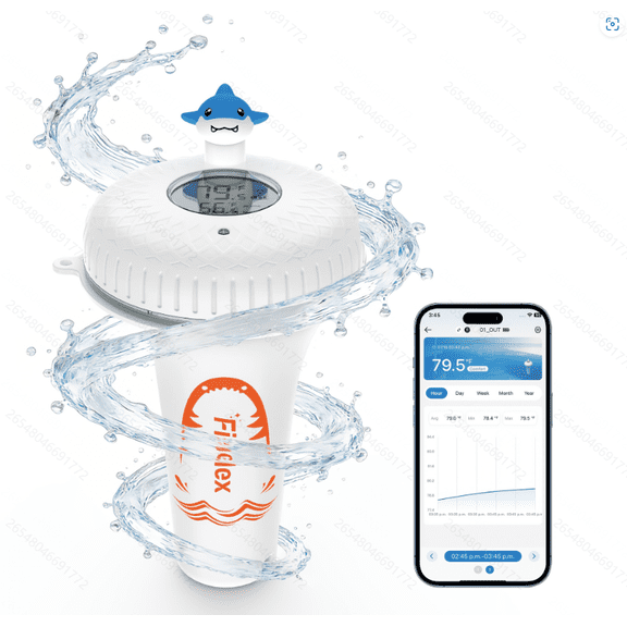 Inkbird Wireless Pool Thermometer with WiFi Gateway Set Cute Shark-shaped Accessory IPX7 Waterproof