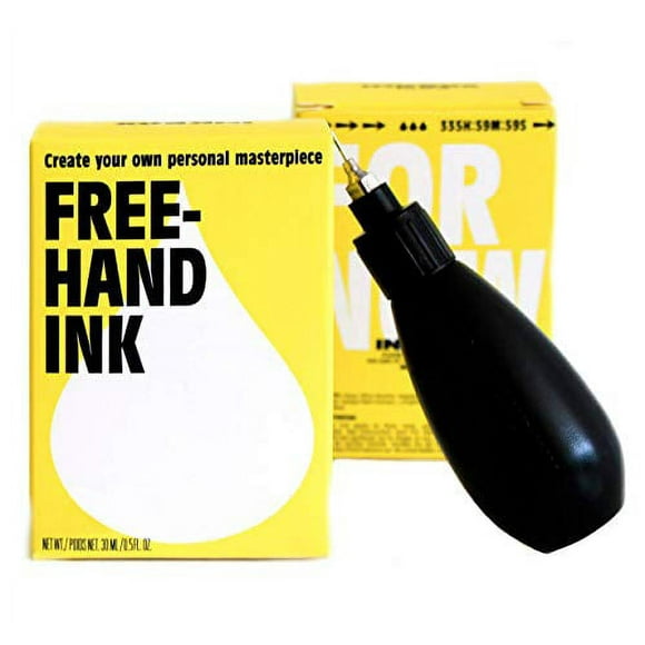 Inkbox Freehand Ink Temporary Tattoos | Lasts Up to 2 Weeks | Perfect for Artists, Long Lasting Temp Kit Tattoos, and Temporary Tattoo Drawing (0.5 Ounce (Pack of 1))